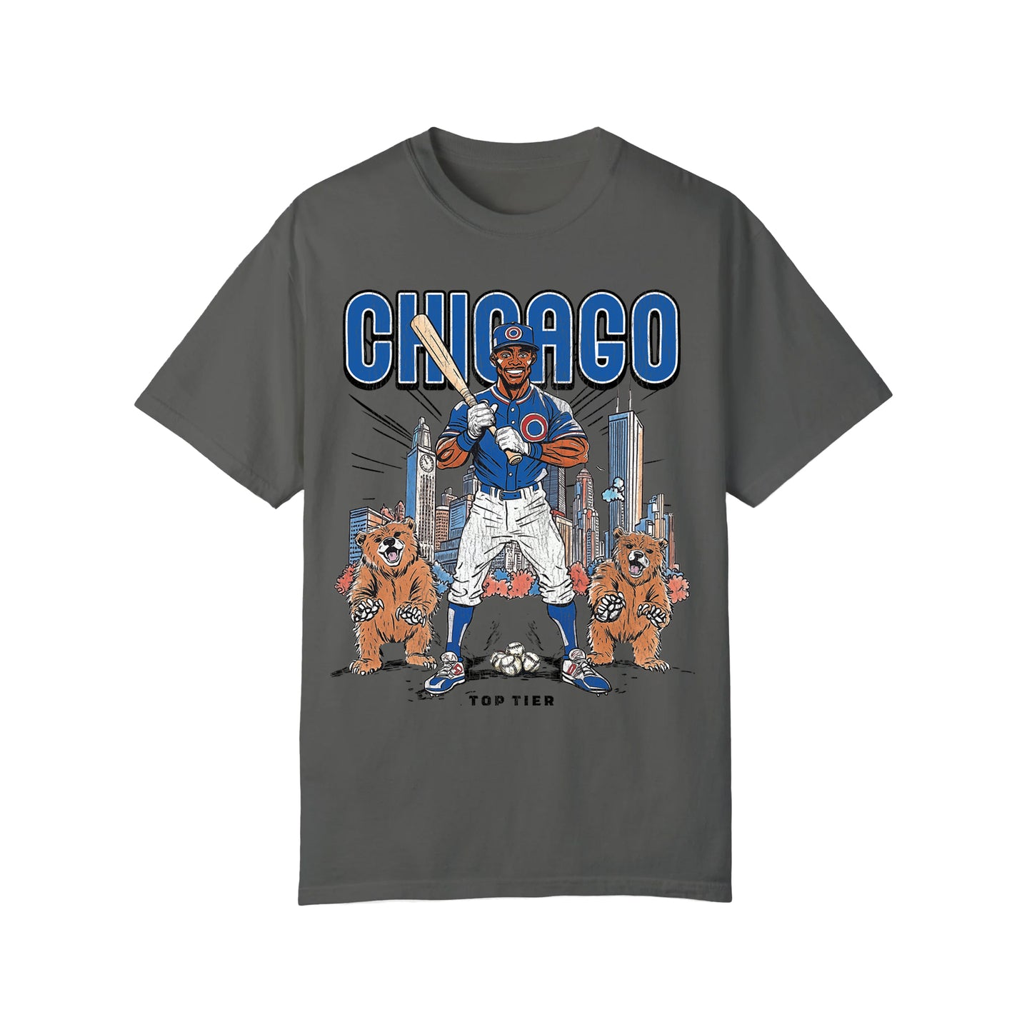 Chicago Baseball Pepper Tshirt TOP TIER. Premium Sports Apparel, T-shirts, Merch, Threads and Crewneck
