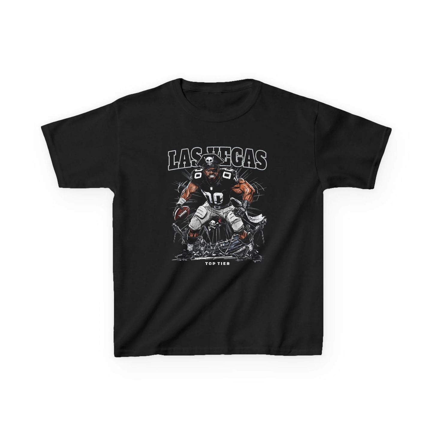 Las Vegas Football Black Kids Tshirt TOP TIER. Premium Sports Apparel, T-shirts, Merch, Threads and Street