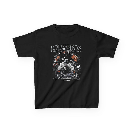 Las Vegas Football Black Kids Tshirt TOP TIER. Premium Sports Apparel, T-shirts, Merch, Threads and Street