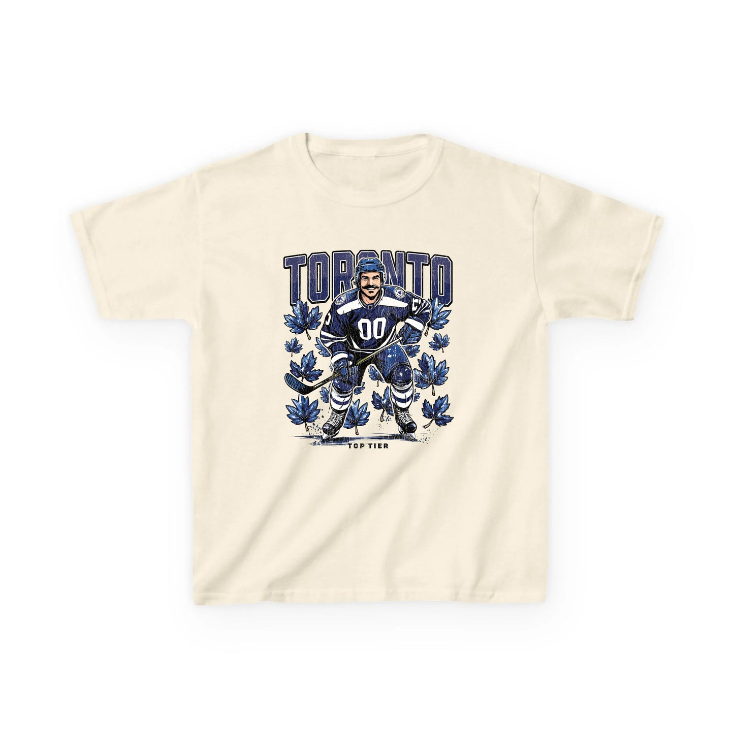 Toronto Hockey Natural Kids Tshirt TOP TIER. Premium Sports Apparel, T-shirts, Merch, Threads and Street