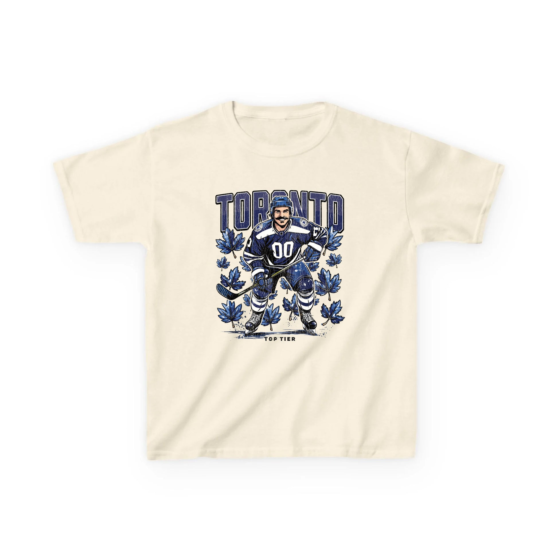 Toronto Hockey Natural Kids Tshirt TOP TIER. Premium Sports Apparel, T-shirts, Merch, Threads and Street