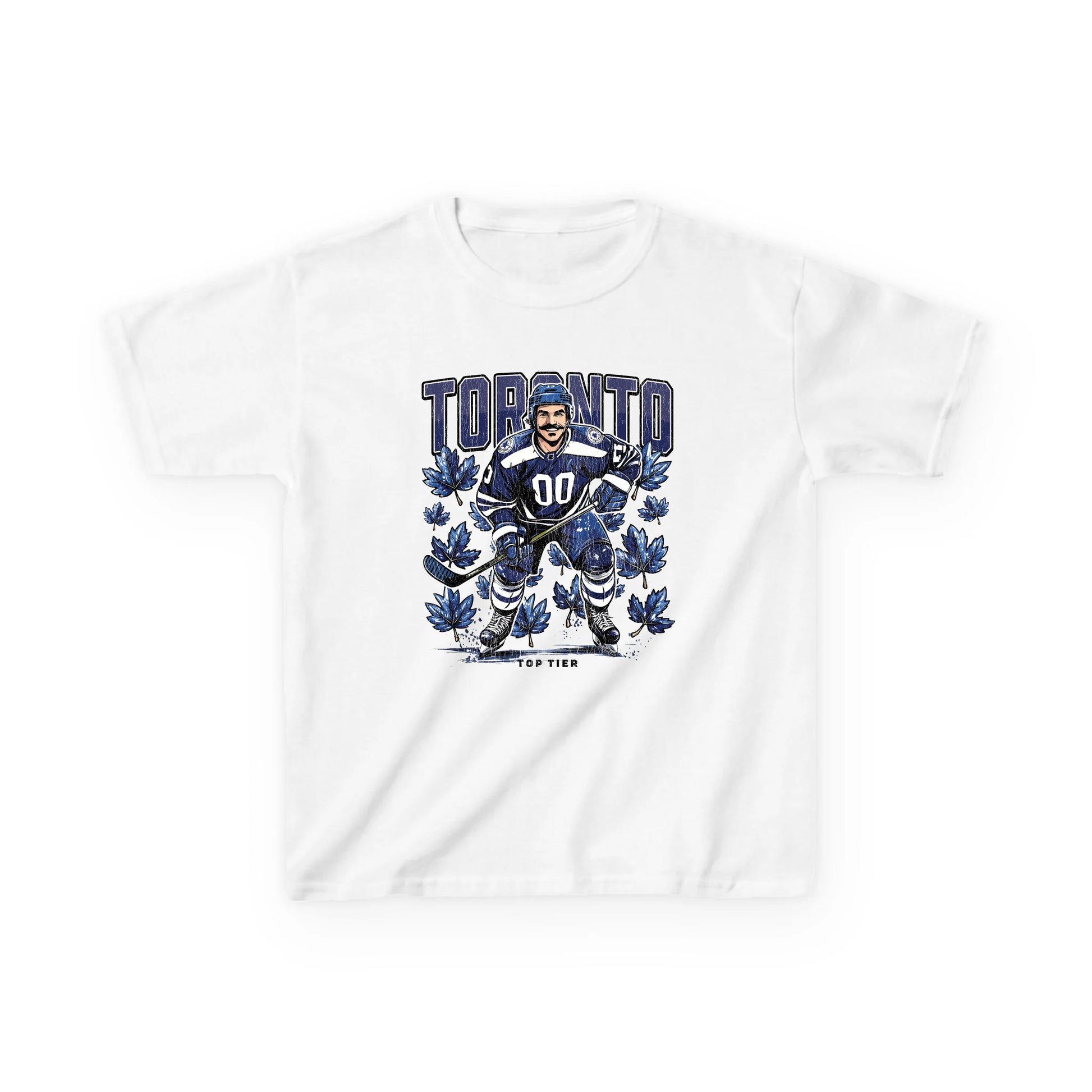Toronto Hockey White Kids Tshirt TOP TIER. Premium Sports Apparel, T-shirts, Merch, Threads and Street