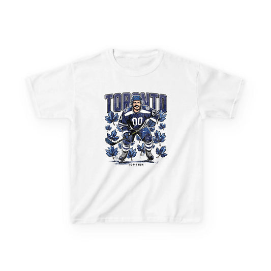 Toronto Hockey White Kids Tshirt TOP TIER. Premium Sports Apparel, T-shirts, Merch, Threads and Street
