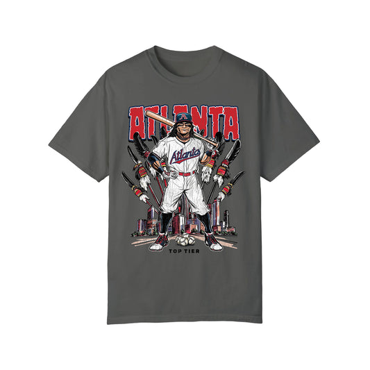 Atlanta Baseball Pepper Tshirt TOP TIER. Premium Sports Apparel, T-shirts, Merch, Threads and Crewneck