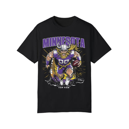 Minnesota Football Black Tshirt TOP TIER. Premium Sports Apparel, T-shirts, Merch, Threads and Crewneck