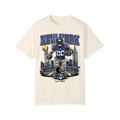 New York Football White Ivory TOP TIER. Premium Sports Apparel, T-shirts, Merch, Threads and Street