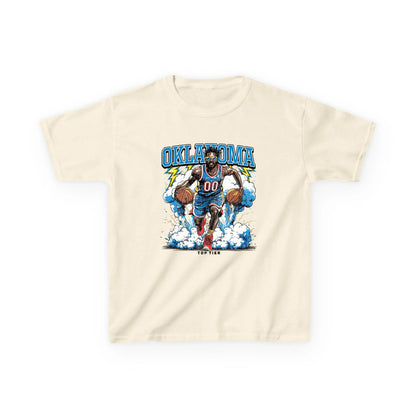 Oklahoma City Basketball Natural White Tshirt TOP TIER. Premium Sports Apparel, T-shirts, Merch, Threads and Street
