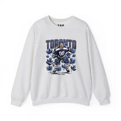 Toronto Hockey Ash Crewneck TOP TIER. Premium Sports Apparel, T-shirts, Merch, Threads and Street