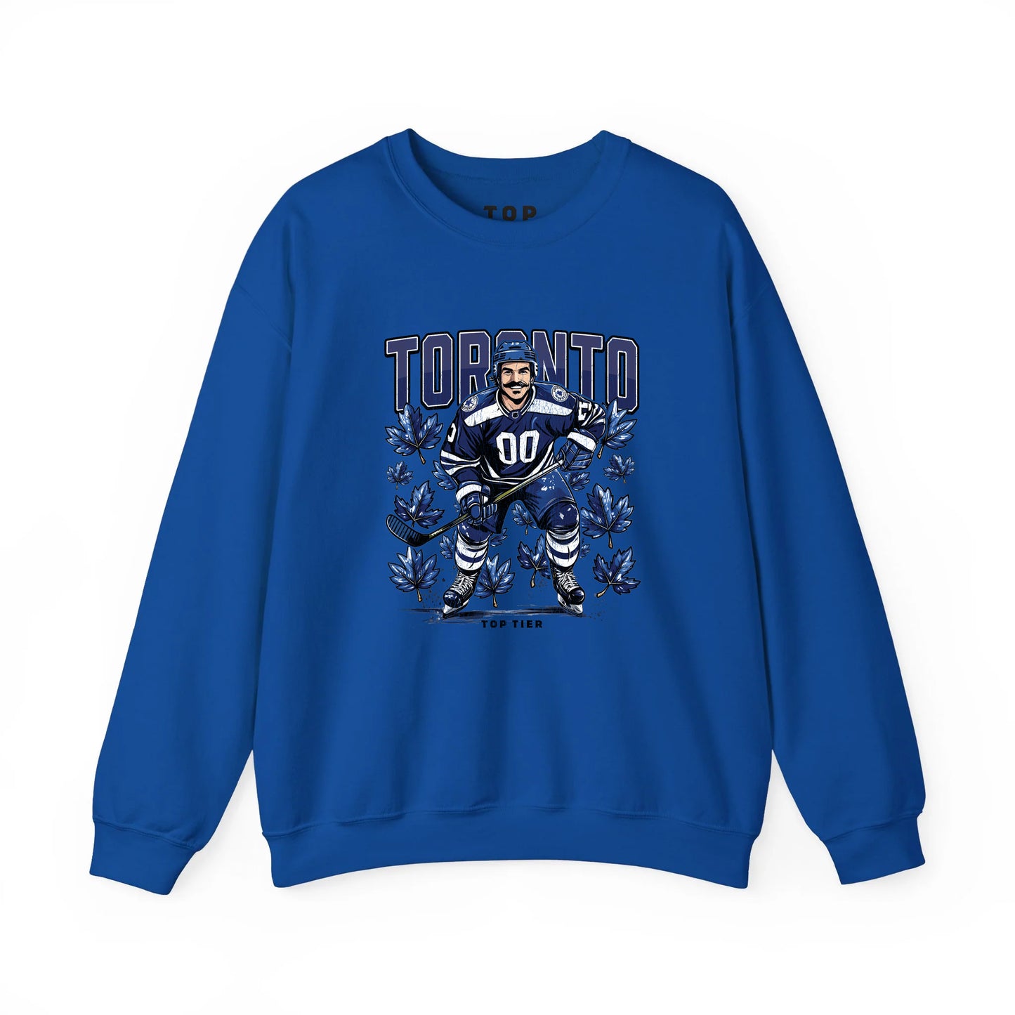 Toronto Hockey Blue Crewneck TOP TIER. Premium Sports Apparel, T-shirts, Merch, Threads and Street